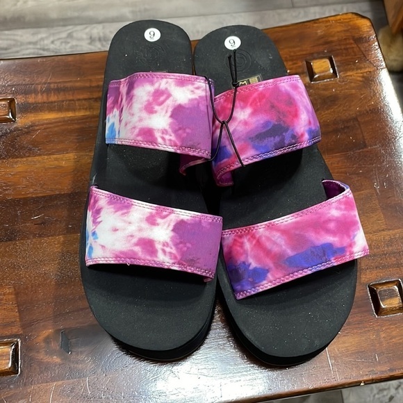 Urban Outfitters Ava Tie Dye Platform Sandals - Picture 6 of 10